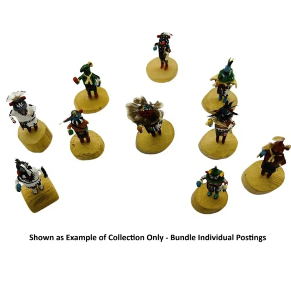 Handmade Miniature 1.5" (app.) Kachina Doll - "Mudhead" - Picture 8 of 8